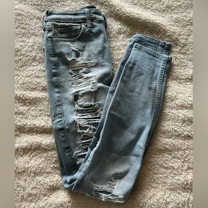 hollister blue skinny